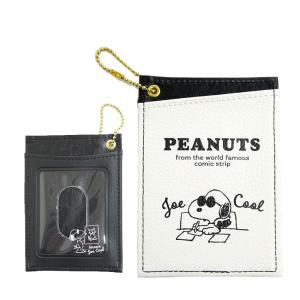 パスケース 定期入れ PEANUTS スヌーピー ジョークール