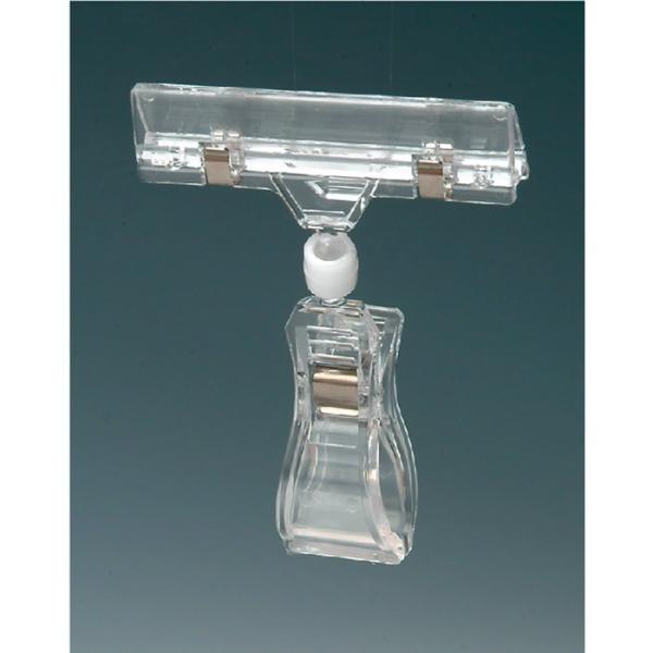 (6002-0001)大型クリックス W80×H104mm 入数：1個 POP用 展示用 クリップ ...