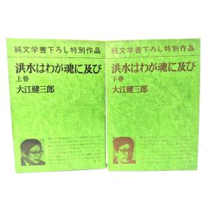 洪水はわが魂に及び 上下2冊 純文学書下ろし特別作品 /大江健三郎 著