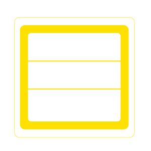 2段 ラベル 200枚 全10色 (メール便可) : Book Buddy - 通販 - Yahoo