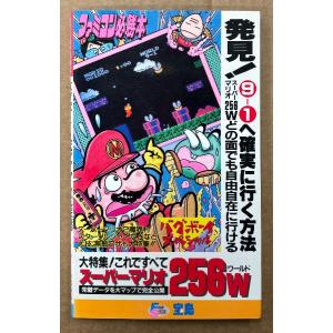 ファミコン必勝本 「バグボーイスペシャル」　初版　袋とじ「大特集！これですべて スーパーマリオ256W」付き　ゲーム攻略本 裏ワザ　ファミリーコンピュータ