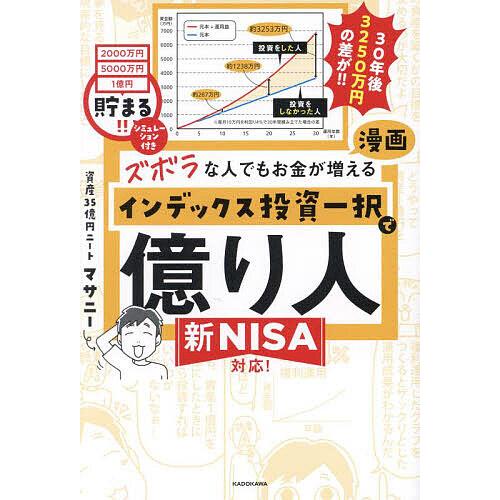 ズボラな人でもお金が増える漫画インデックス投資一択で億り人/マサニー