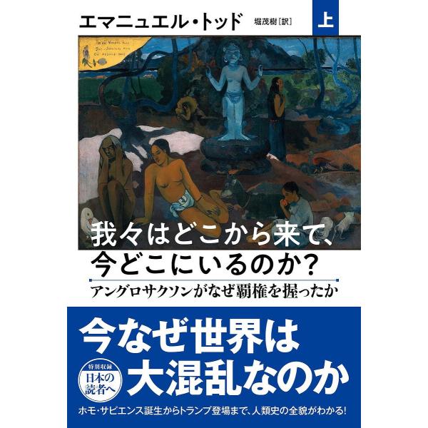 我々はどこから来て、今どこにいるのか? 上/エマニュエル・トッド/堀茂樹