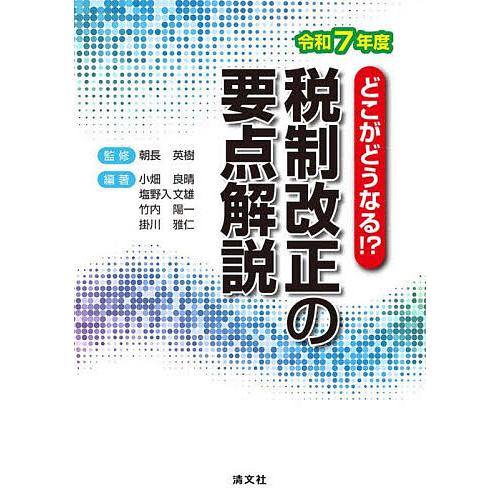 税制改正の要点解説 どこがどうなる!? 令和7年度/朝長英樹/小畑良晴