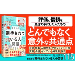 815社17万人を分析してわかった会社から期待...の詳細画像1