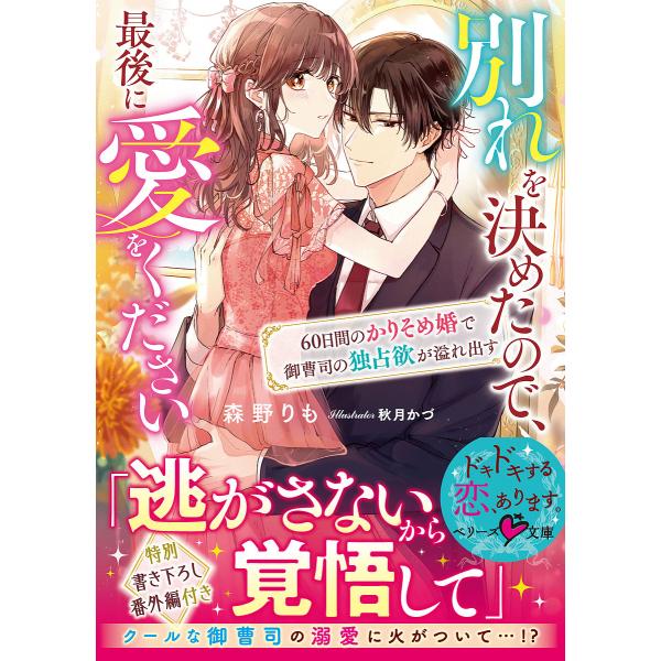 別れを決めたので、最後に愛をください 60日間のかりそめ婚で御曹司の独占欲が溢れ出す/森野りも