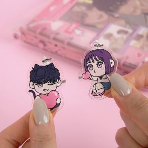 〔予約〕公式グッズ『作戦名は純情』 マグネットキーリング シム・スエ（木無愛美）&ウン・ヒョク（橘蓮）【韓国輸入品のため、韓国語表記となります】