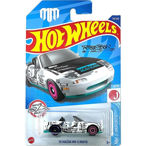 ホットウィール(Hot Wheels) ベーシックカー &apos;91 マツダ MX-5 【3才~】 HHF...