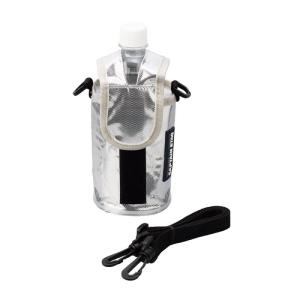キャプテンスタッグ デリス シルバーペットボトルカバー (350ml 500ml兼用) M-1855