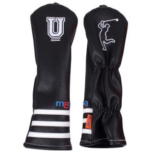 Hirota Golf(広田ゴルフ) ヘッドカバー ブラック メガゴルフ ユーティリティ用 MGHC-1901