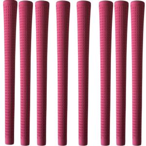 広田ゴルフ (Hirota Golf) 360°ラバーグリップ 60口径 バックラインなし 8本セット HG-25 ピンク