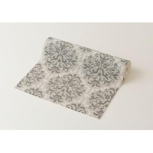 アール(R) マット生活 キッチンマット +it+id ダマスク 65×270×0.6(cm) クッション性 屋内屋外使用可能 カット可能