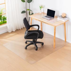 ダイニングマット エンボス加工 透明 PVC 床保護マット 厚さ1.5mm 140*160cm 超大判 プロテクターマット 超防水・防汚 足