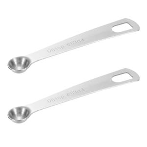 PATIKIL 2個セット 0.63 ml 計量スプーン 大さじ1/8 ステンレス製 計量スプーン コーヒー粉・茶葉用