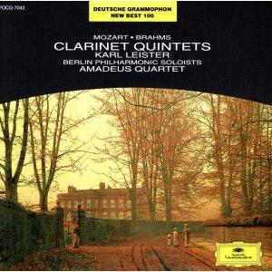 モーツァルト＆ブラームス：クラリネット五重奏曲／カールライスターの商品画像