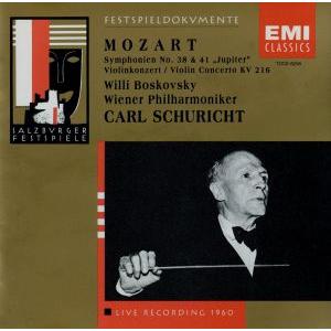 モーツァルト:交響曲第38番「プラハ」・第41番「ジュピター」/C.シューリヒト/ウィーン・フィル