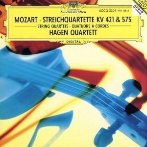 モーツァルト:弦楽四重奏曲第15番 二短調/ハーゲン弦楽四重奏団,ルーカス・ハーゲン(vn),ライナ...