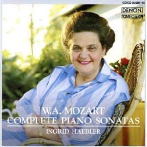 モーツァルト:ピアノソナタ全集/イングリット・ヘブラー