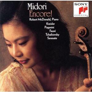 ベストクラシック１００ ３７：：アンコール！ ヴァイオリン愛奏曲集／五嶋みどり （ｖｎ） ロバートマクドナルド （ｐ）の商品画像