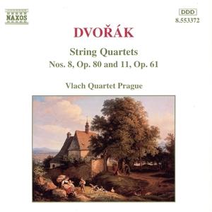 ドヴォルザーク:弦楽四重奏曲第8番Op.80,第11番Op.61/プラハ・ヴラフ弦楽四重奏団　