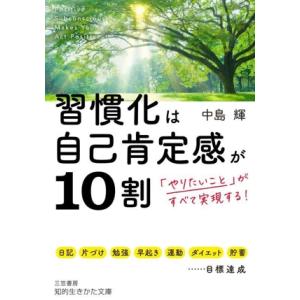 習慣化は自己肯定感が10割 「やりたいこと」がすべて実現する！ 知的生きかた文庫/中島輝(著者)