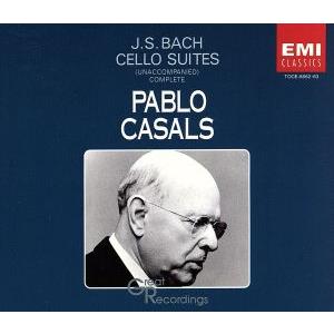 J.S.バッハ:無伴奏チェロ組曲(全曲)/パブロ・カザルス(vc)