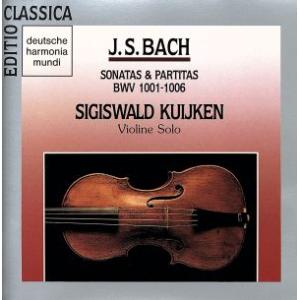 バッハ:無伴奏ヴァイオリンのためのソナタとパルティータ(全曲)/シギスヴァルト・クイケン(VN)