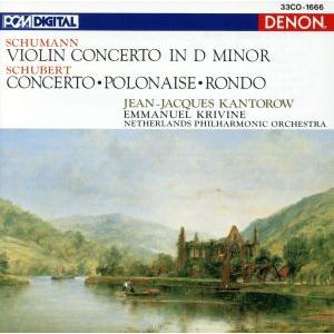 シューマン:ヴァイオリン協奏曲 ニ短調/J.ジャックカントロフ　
