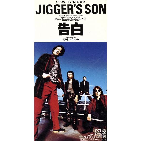 【８ｃｍ】告白／どうすればいいの／ＪＩＧＧＥＲ’Ｓ　ＳＯＮ