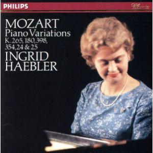 モーツァルト:ピアノ変奏曲集I キラキラ星変奏曲、他/イングリット・ヘブラー