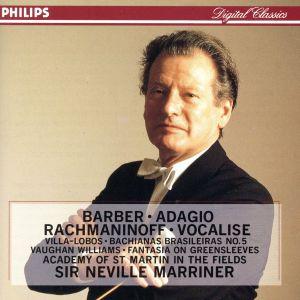 バーバーのアダージョ〜マリナー/アカデミー名演集/ネヴィル・マリナー,アカデミー・オブ・セント・マー...