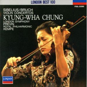 シベリウス/ブルッフ:ヴァイオリン協奏曲/チョン・キョンファ[鄭京和]/アンドレ・プレヴィン/ロン