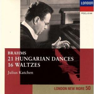 ブラームス ハンガリー舞曲集/ジュリアス・カッチェン　