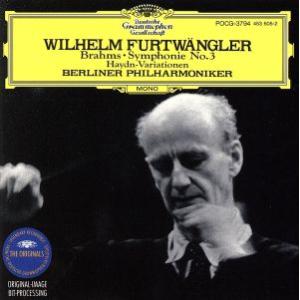 ブラームス:交響曲第3番/W.フルトヴェングラー,ベルリン・フィルハーモニー管弦楽団