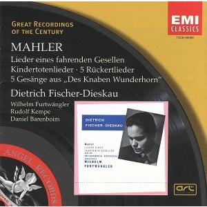 マーラー:さすらう若人の歌/D.フィッシャー=ディースカウ,ヴィルヘルム・フルトヴェングラー,フ　