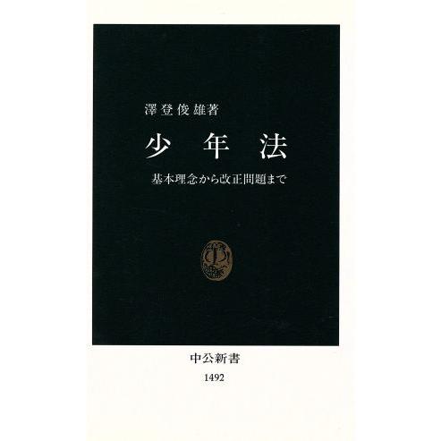 少年法 基本理念から改正問題まで 中公新書/沢登俊雄(著者)