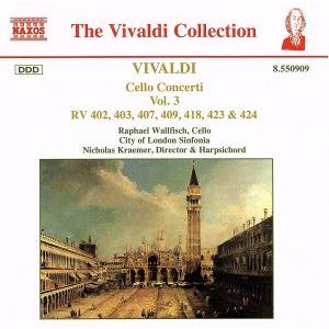 ヴィヴァルディ：チェロ協奏曲集第３集／ウォルフィッシュの商品画像