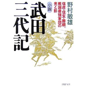 小説 武田三代記 信虎・信玄・勝頼、戦国最強軍団の光と影 PHP文庫/野村敏雄【著】　
