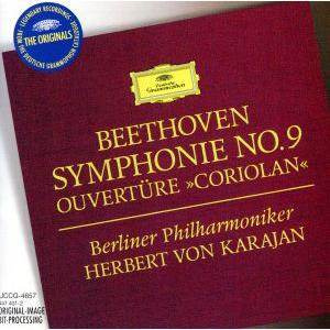ベートーヴェン：交響曲第９番「合唱」／序曲「コリオラン」／ヘルベルト・フォン・カラヤン（ｃｏｎｄ）,...
