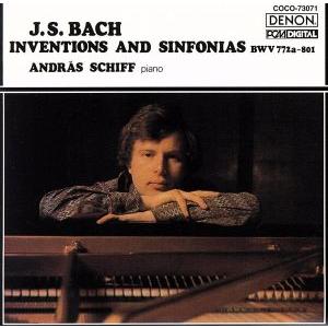Ｊ．Ｓ．バッハ：インヴェンションとシンフォニア（Ｂｌｕ−ｓｐｅｃ　ＣＤ）／アンドラーシュ・シフ（ｐ）