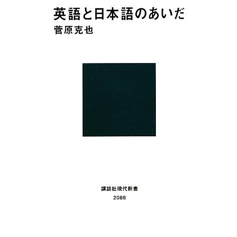 英語と日本語のあいだ 講談社現代新書/菅原克也【著】
