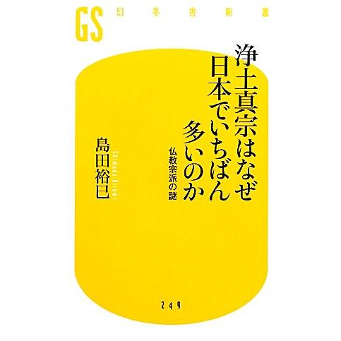 浄土真宗はなぜ日本でいちばん多いのか 仏教宗派の謎 幻冬舎新書/島田裕巳(著者)