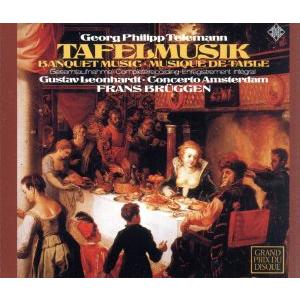 テレマン:ターフェルムジーク(全曲)/フランス・ブリュッヘン/コンチェルト・アムステルダム/グスタフ...