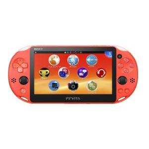 PlayStationVita Wi-Fiモデル ネオン・オレンジ(PCH2000ZA24)/本体(...