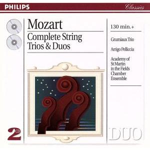 【輸入盤】MOZART THE COMPLETE STRING TRIOS &amp; DUOS/グリュミオ...