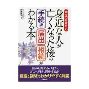 知っておきたい身近な人が亡くなった後の手続き・届出・相続がわかる本 / 伊藤　綾子　監修