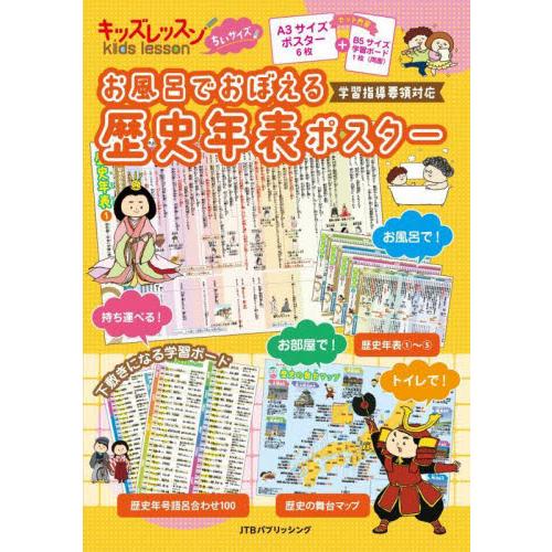 お風呂でおぼえる歴史年表ポスター