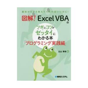 図解！Ｅｘｃｅｌ　ＶＢＡのツボとコツがゼッタイにわかる本　プログラミング実践編 / 立山　秀利　著