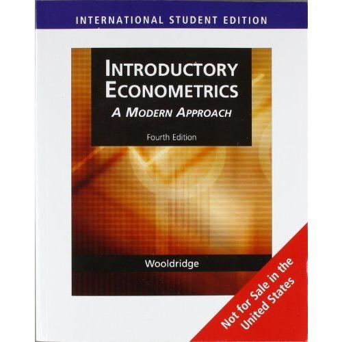 Introductory Econometrics: A Modern Approach