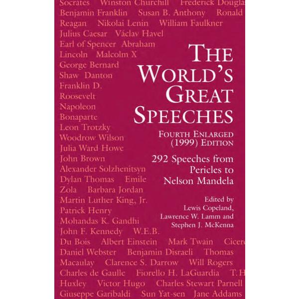 The World's Great Speeches: Fourth Enlarged (1999)...